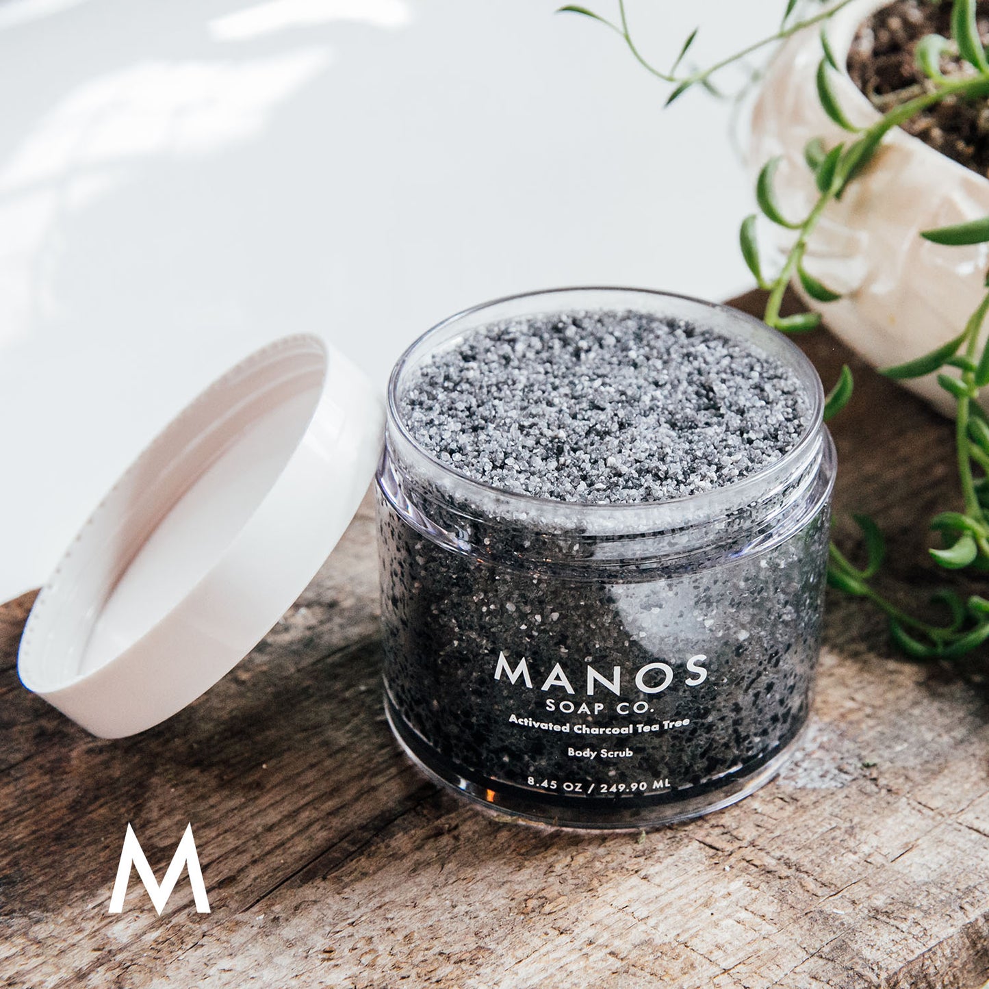 Activated Charcoal Tea Tree Body Scrub