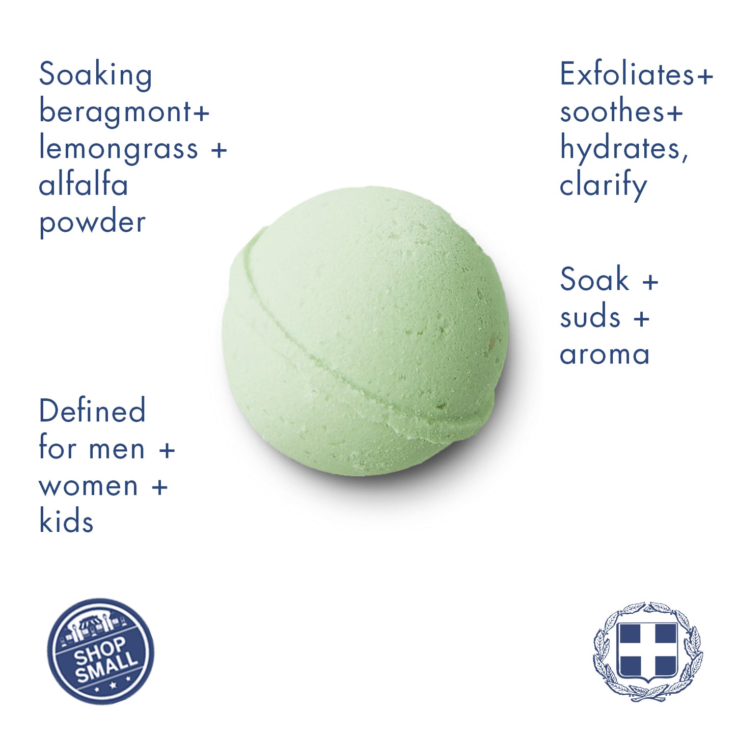 Bergamot Lemongrass Bath Bomb