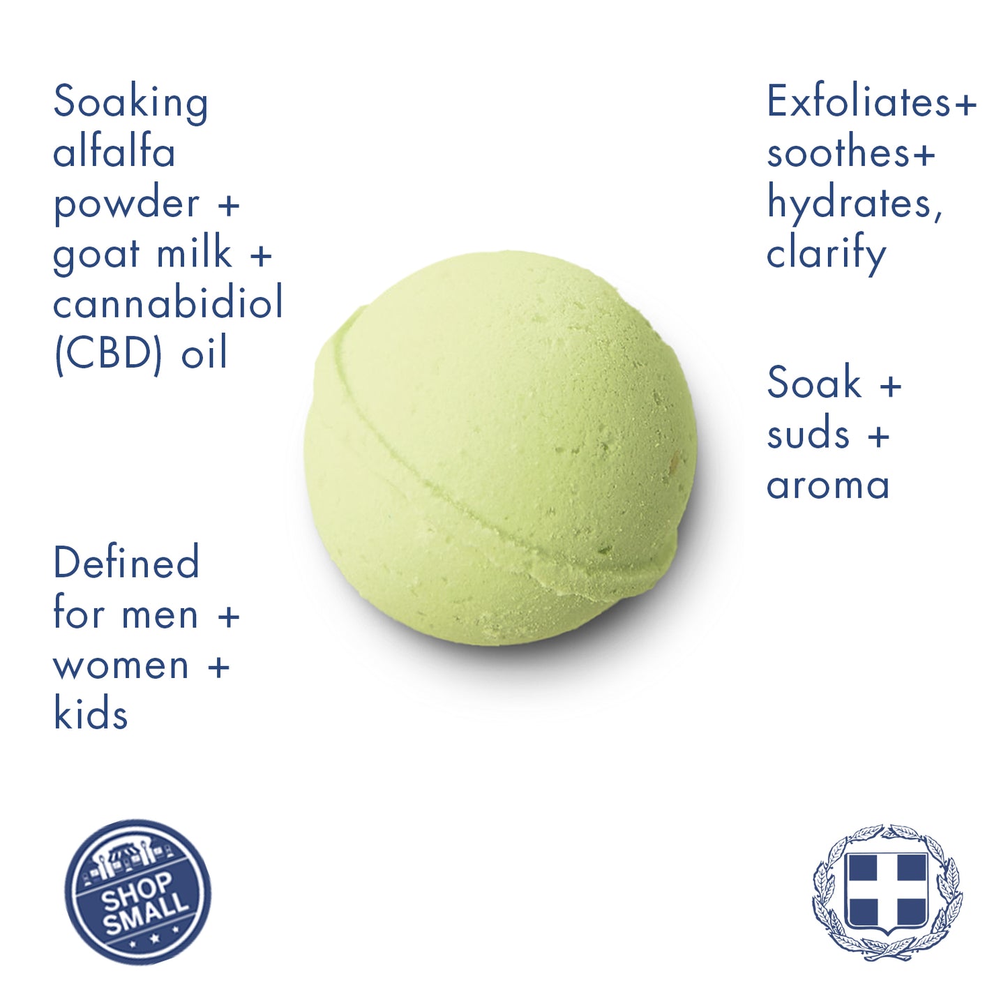 Cannabidiol CBD Oil Bath Bomb