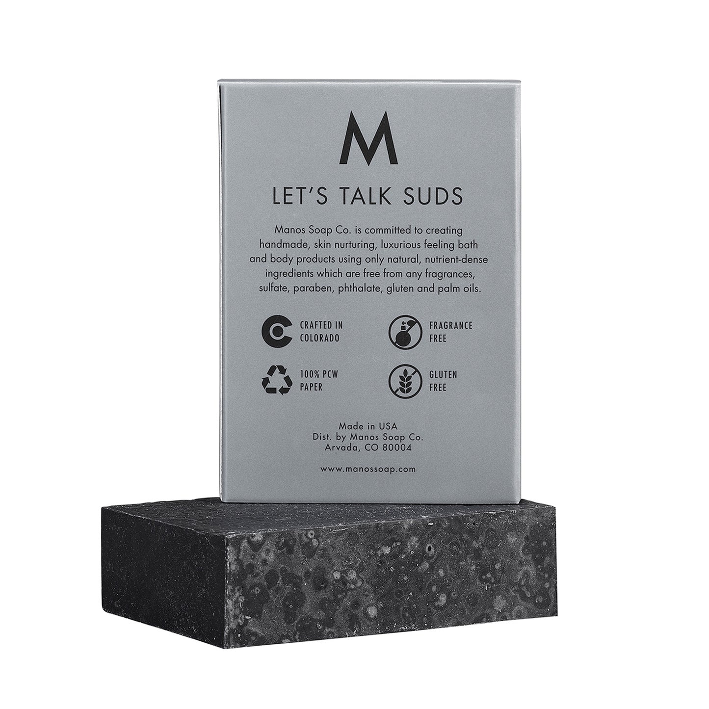 Men's Activated Charcoal Tea Tree Soap Bar