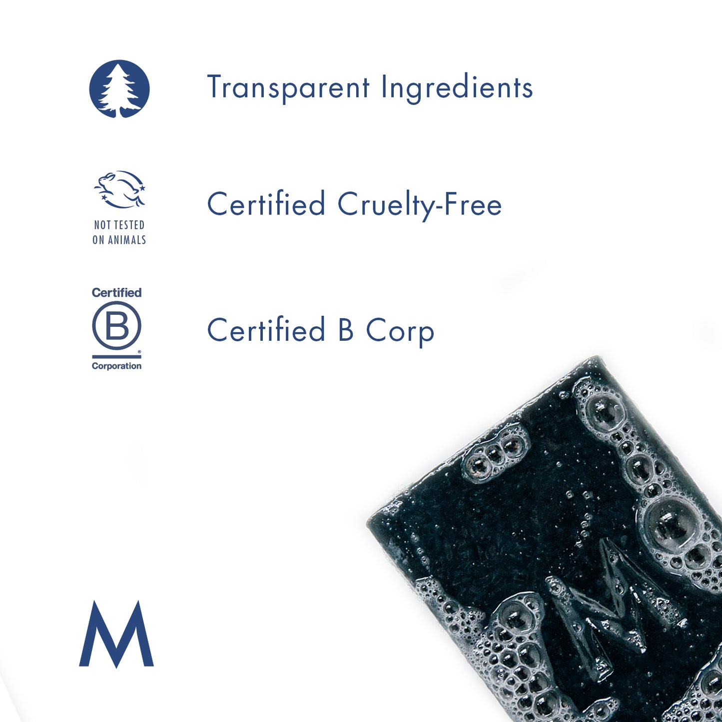 Men's Activated Charcoal Tea Tree Soap Bar