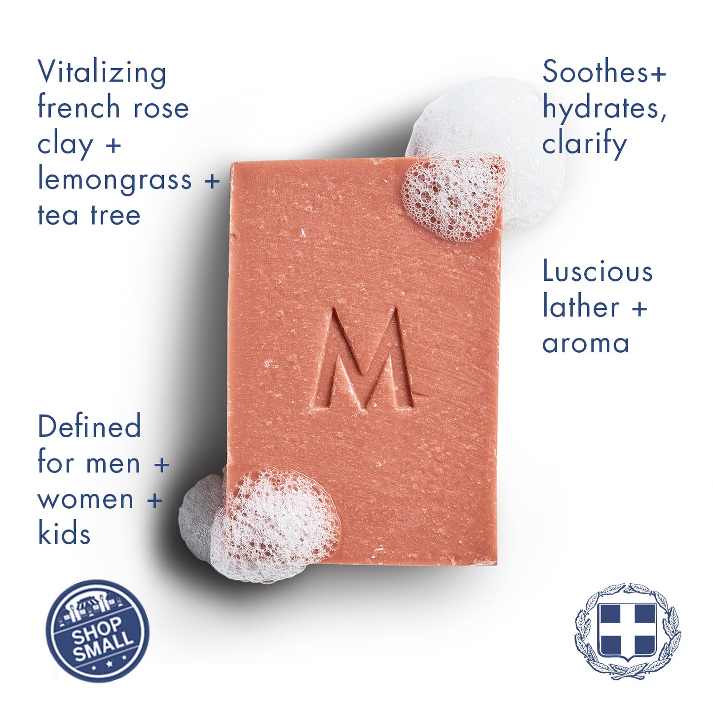 French Rose Soap Bar