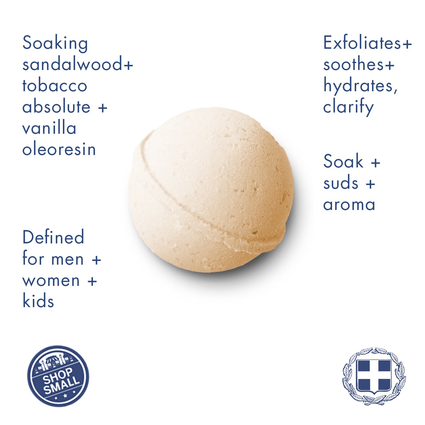 Sandalwood Tobacco Vanilla Bath Bomb